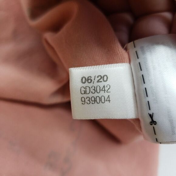 Adidas Bodysuit Womens Large Pink One Shoulder Long Sleeve Graphic GD3042 ESC - Picture 10 of 13